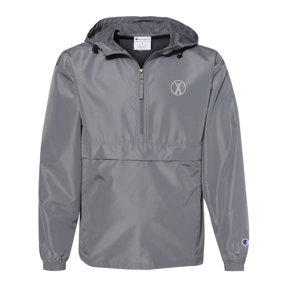 Champion 1/4 Zip Lightweight Pullover - Grey